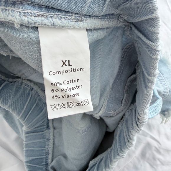 Light Blue Drawstring shorts - Picture 4 of 6